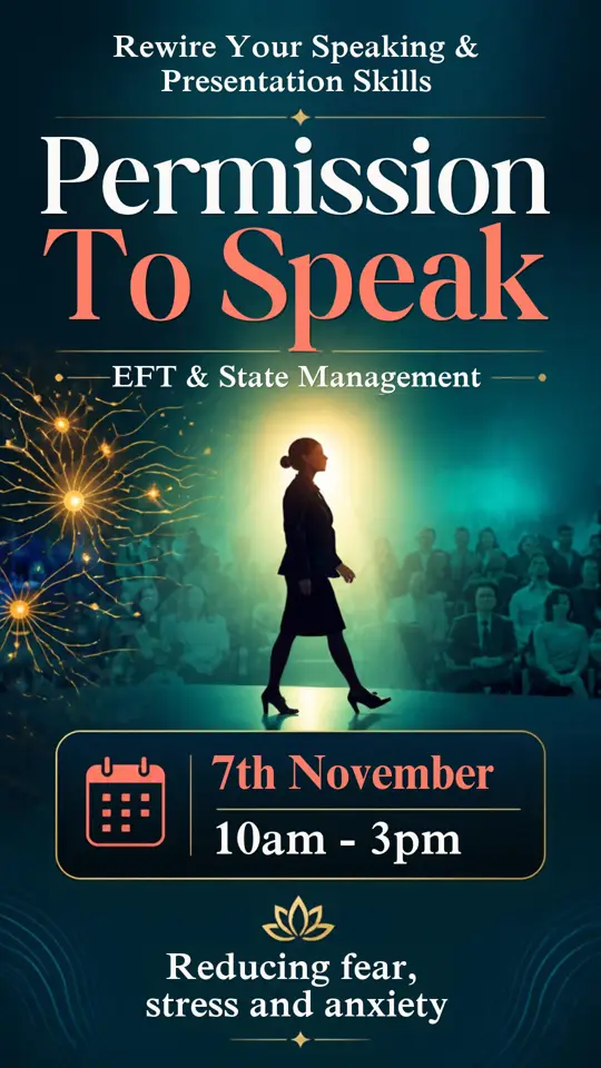 Permission To Speak event card, 7th November, 10am to 3pm